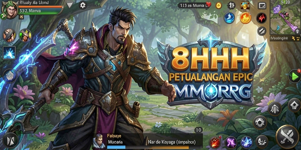 Tampilan Gameplay 8HHH yang Seru dan Menantang