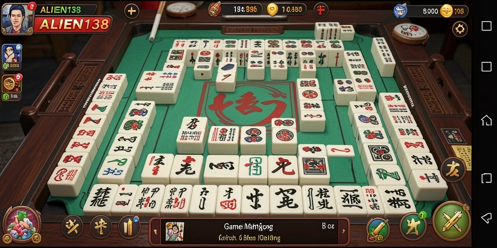 Screenshot gameplay ALIEN138 dengan pengalaman Mahjong yang menarik.