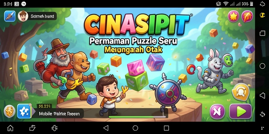 Tampilan gameplay CINASIPIT yang memikat dan menantang.