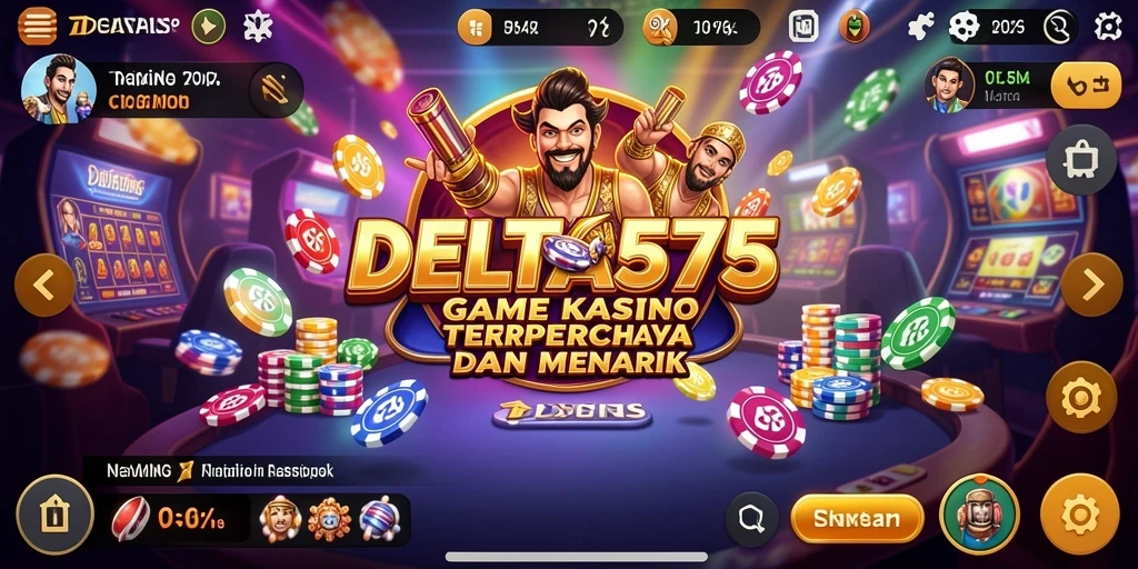 Tampilan gameplay menarik di aplikasi DELTA575 Kasino