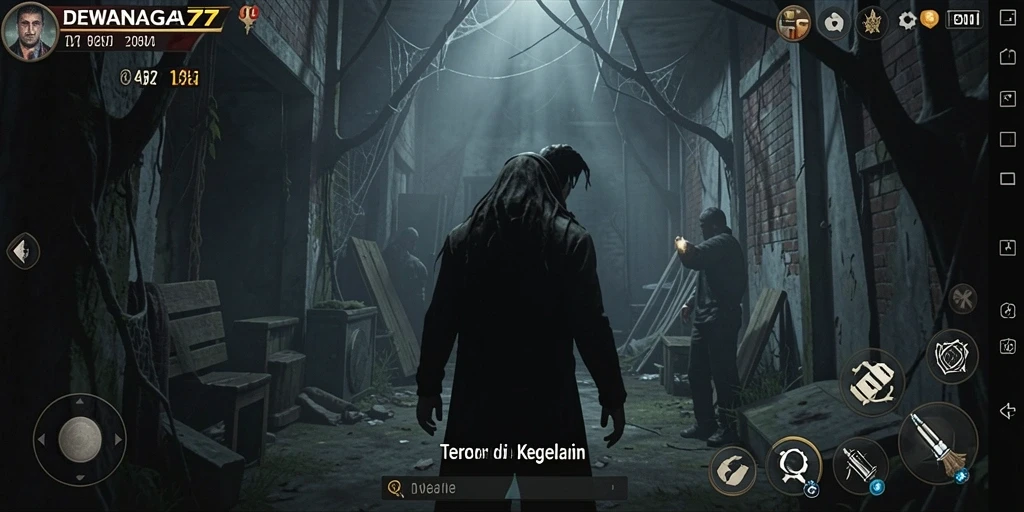 Gameplay menyeramkan dengan suasana mencekam yang menantang.
