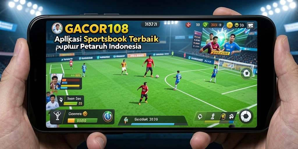 Screenshot utama GACOR108 menampilkan antarmuka taruhan olahraga yang menarik.