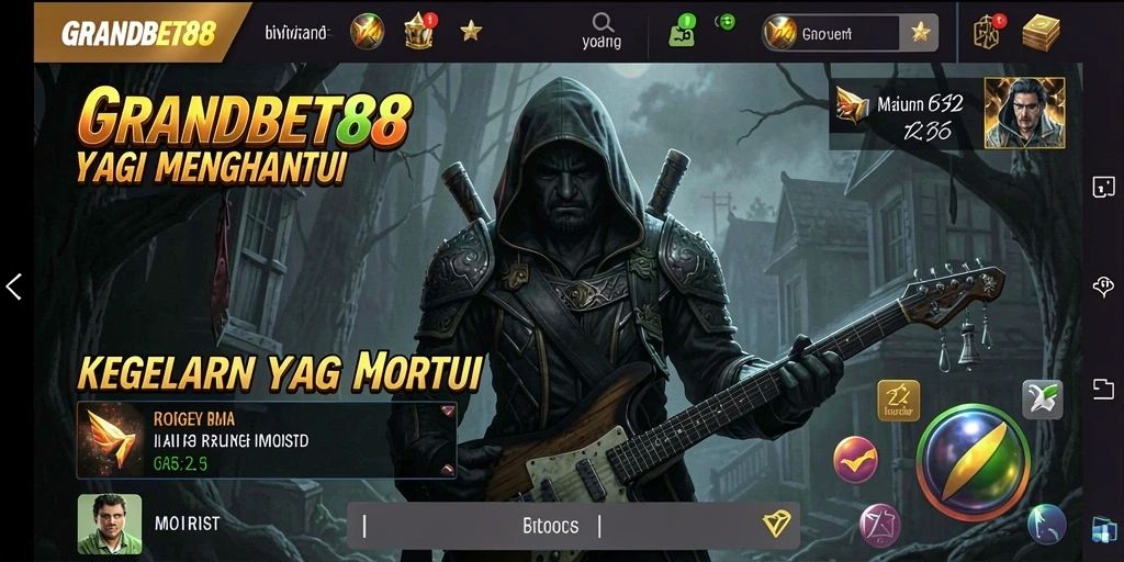 Tangkapan layar gameplay <strong>GRANDBET88</strong> menunjukkan suasana Horror yang menegangkan dan mendebarkan.