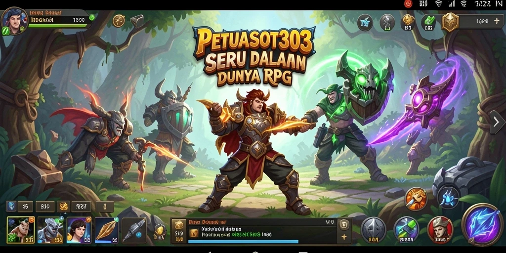 Tampilan gameplay seru INDOSLOT303 dalam dunia RPG yang menakjubkan.