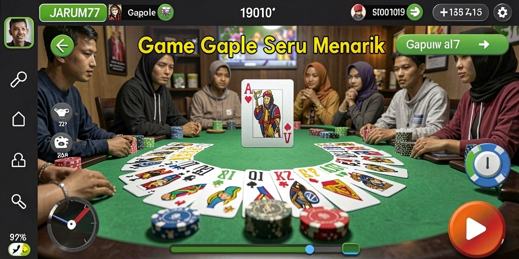Tampilan gameplay JARUM77 yang seru dan menarik.