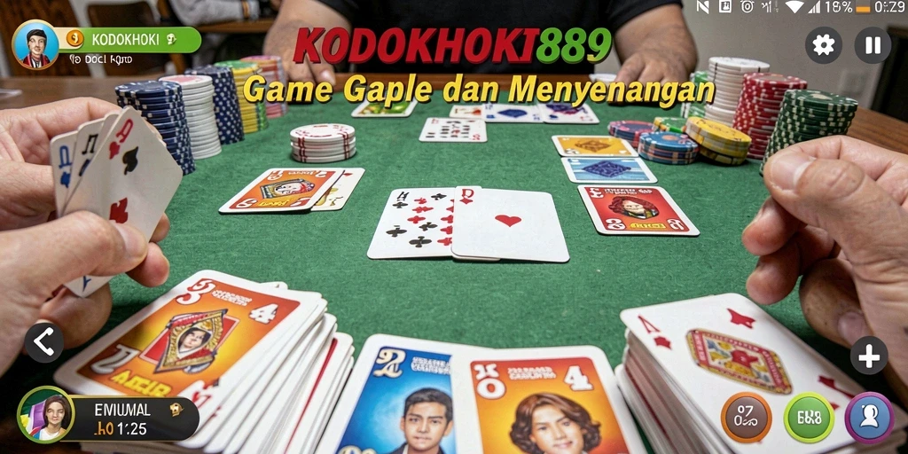Tampilan gameplay seru di KODOKHOKI889 yang menggugah semangat bermain.