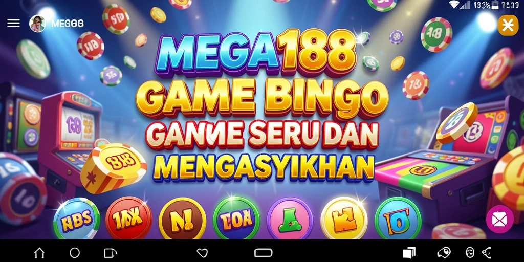Tampilan menarik dan interaktif dalam permainan Bingo MEGA188.