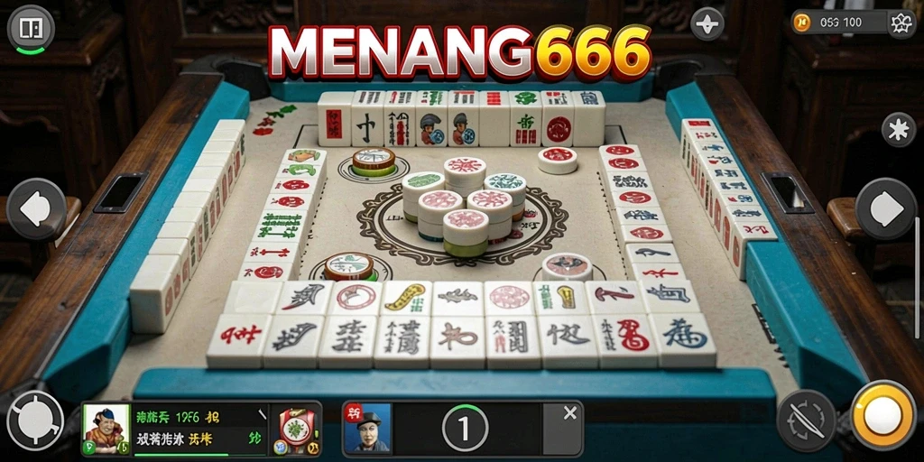 Tampilan gameplay Mahjong di MENANG666 yang menarik dan memukau.