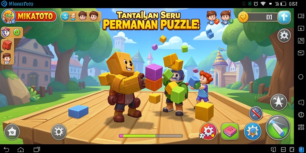 Tampilan gameplay menarik dari MIKATOTO yang menantang.