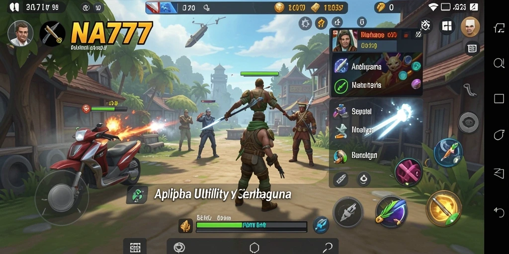 Screenshot utama NA777 menampilkan antarmuka aplikasi Utility yang ramah pengguna.