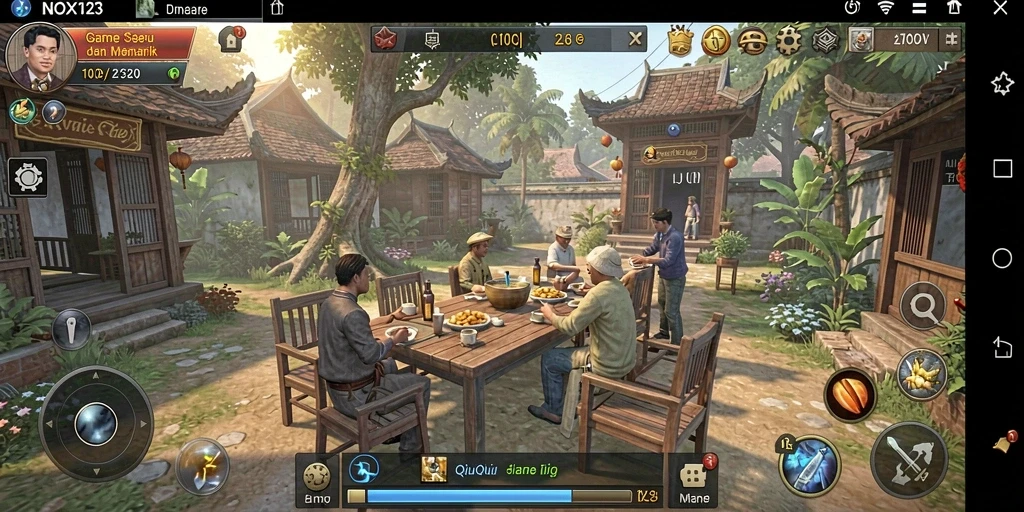 Screenshot gameplay QiuQiu yang menarik di NOX123.