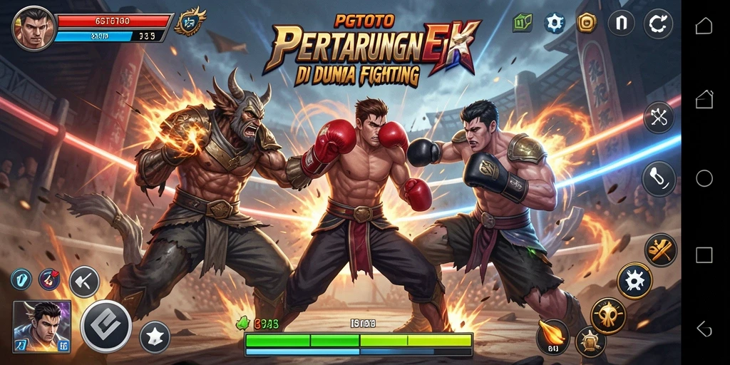 Gameplay Fighting yang intens dan seru di PGTOTO.