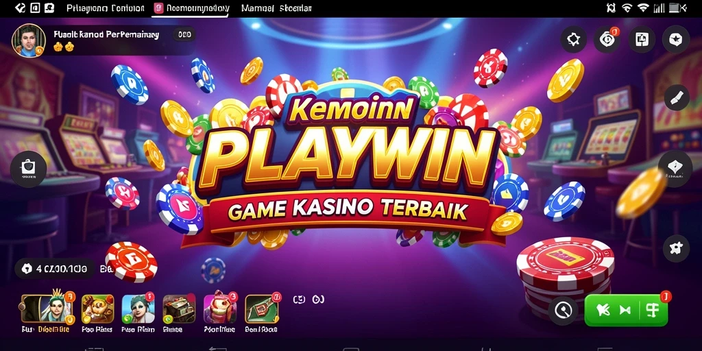 Tampilan gameplay menarik dari aplikasi Kasino PLAYWIN.