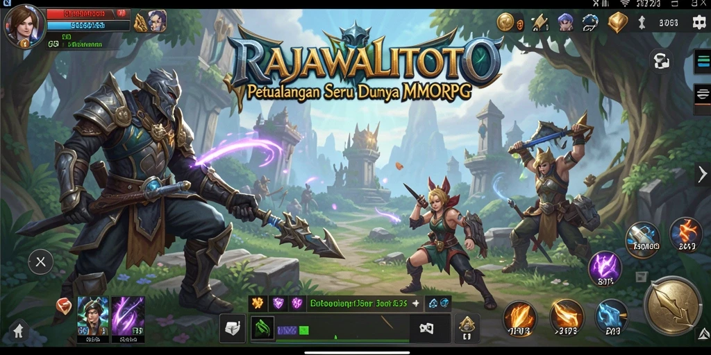 Tampilan gameplay seru dari RAJAWALITOTO dalam dunia MMORPG.