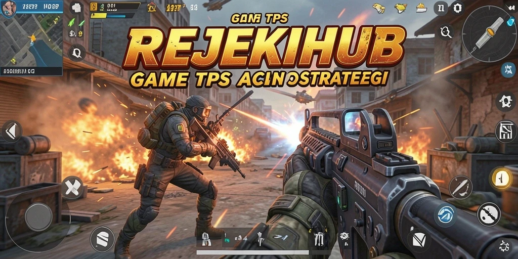 Screenshot gameplay yang menunjukkan aksi seru dalam REJEKIHUB.