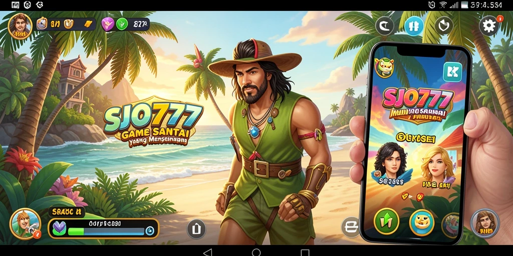 Tampilan gameplay SJO777 yang cerah dan menarik untuk dimainkan.