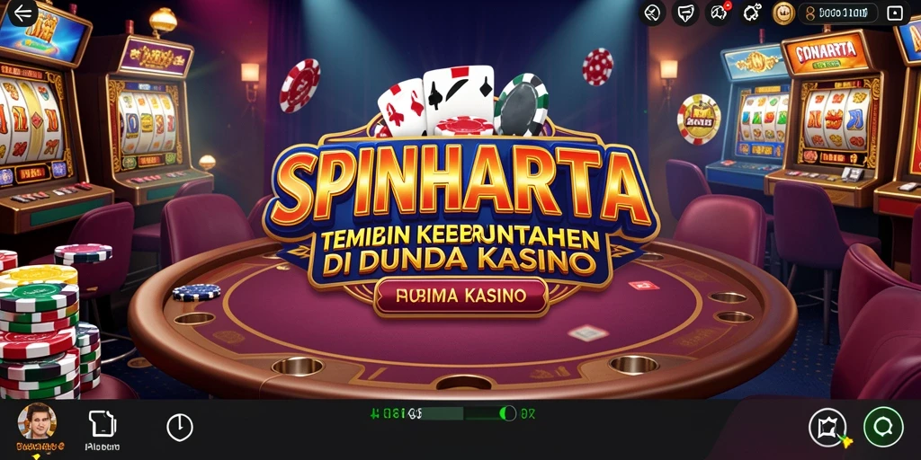 Tampilan gameplay SPINHARTA yang mendebarkan saat bermain Kasino.