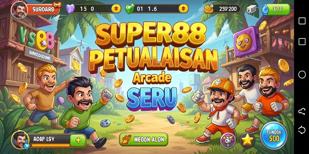 Tampilan gameplay SUPER88 yang memukau dan penuh aksi.