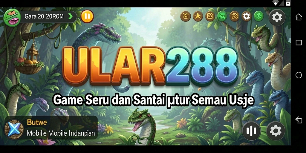 Screenshot dari gameplay ULAR288 yang menampilkan suasana santai dan seru.